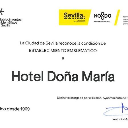 Hotel Dona Maria Seville Exterior photo